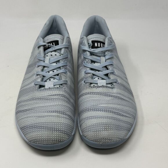 Nobull Matrix Burst Superfabric Sneakers Mens 11.5 Light Blue Unisex Gym Shoes - Picture 5 of 16